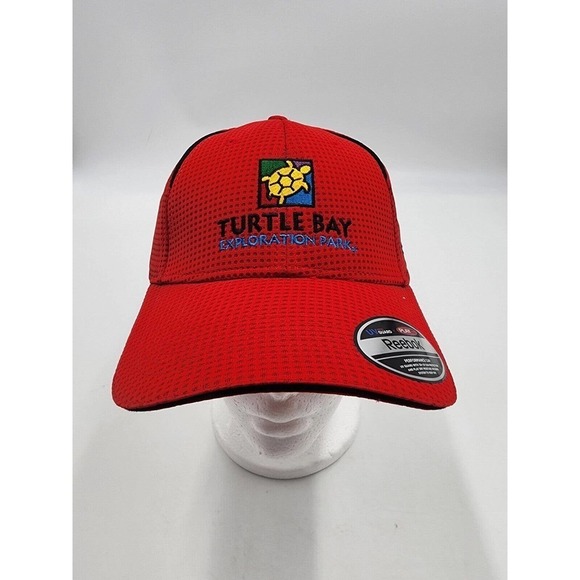 Reebok Turtle Bay Exploration Park Cap America Hat Adjustable Red NWT - Picture 2 of 10
